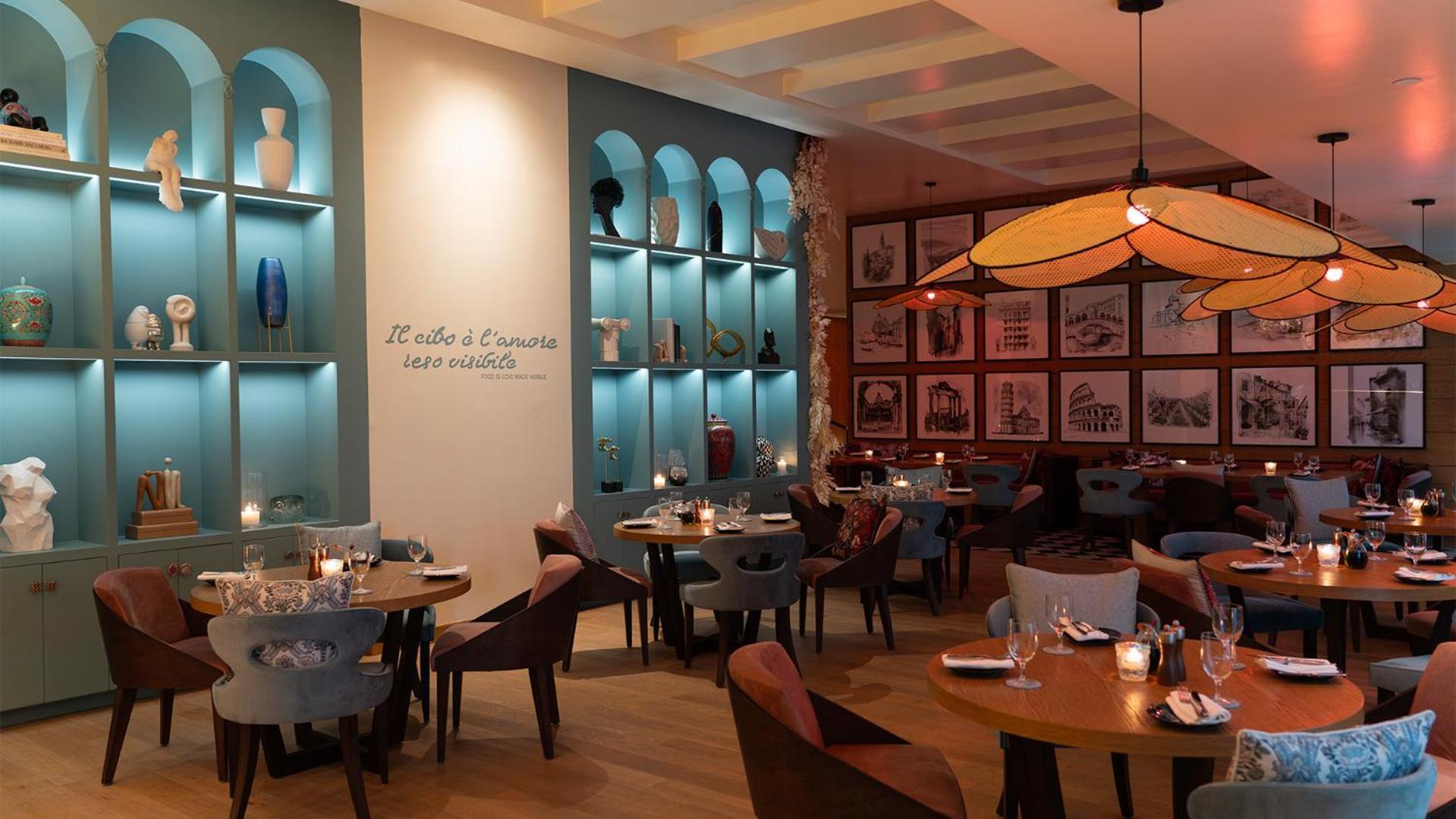 Fairmont Riade Exterior foto Restaurant interior