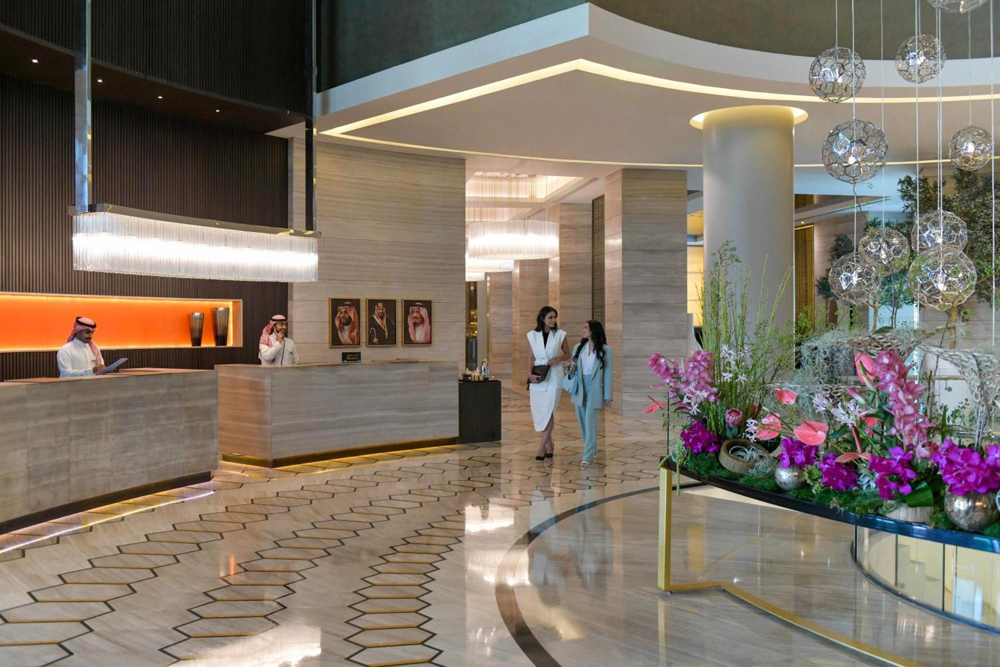 Fairmont Riade Exterior foto Lobby
